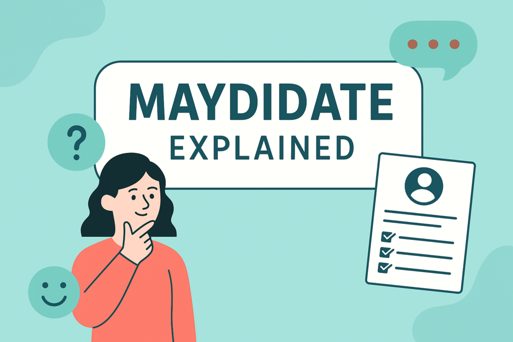 Maydidate Explained | Meaning and Uses
