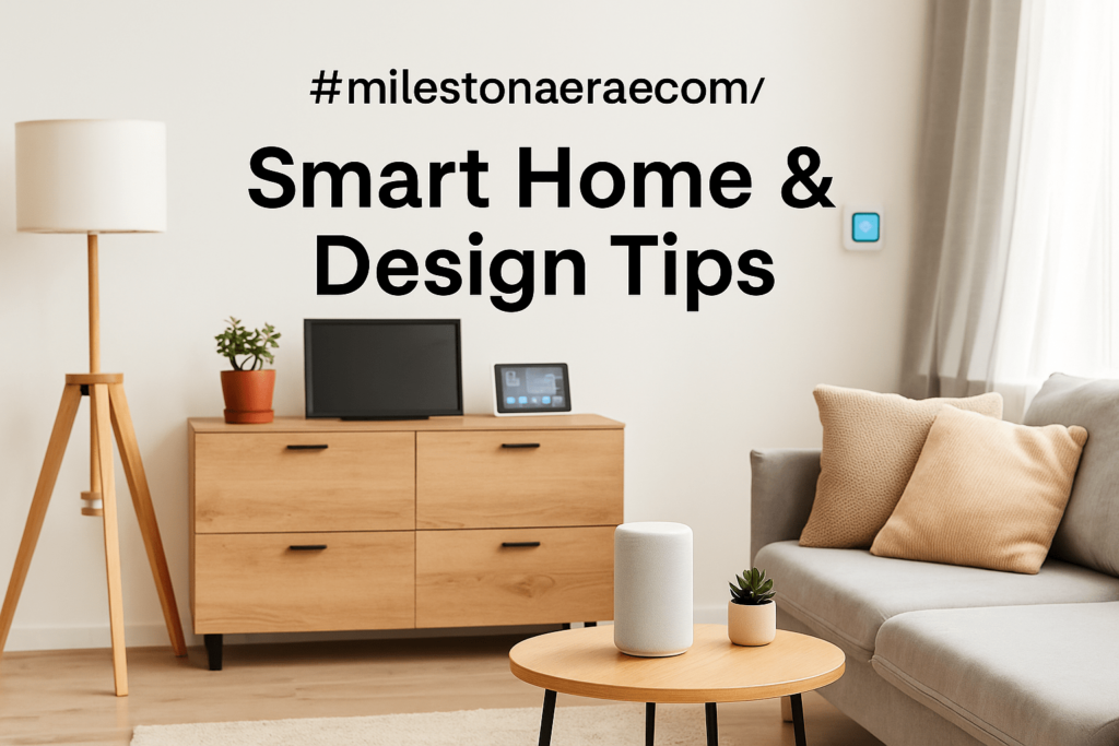 #milestoneareacom/ Smart Home & Design Tips